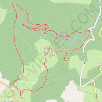 La Gironie (Moulin de Murel) GPS track, route, trail