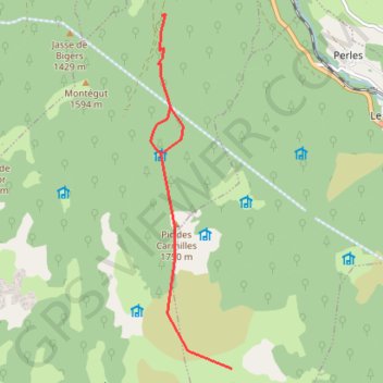 Bourbourou depuis la vallée de Lavail GPS track, route, trail