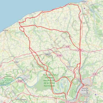 76530 Grand-Couronne GPS track, route, trail