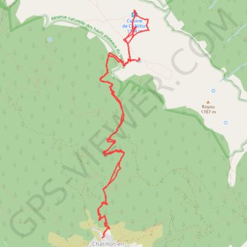 Chatillon Glandasse GPS track, route, trail