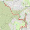 Marche Nordique de Grabels aux thermes de Fontcaude. GPS track, route, trail
