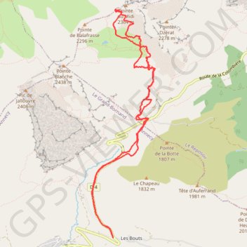 Combe de Balafrasse (Bornes) GPS track, route, trail