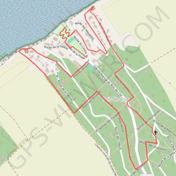 Promenade au Bois de Cise GPS track, route, trail