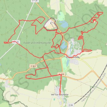 Depart Ver-Sur-Launette GPS track, route, trail
