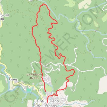 La Broussere - La Forge d'el Mitg GPS track, route, trail
