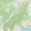 Les crêtes de Cavalaire depuis Cogolin GPS track, route, trail
