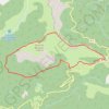 Col De Menée Serre Beaupuy et retour par la foret GPS track, route, trail