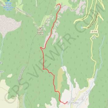 Vertical Chamaloc GPS track, route, trail
