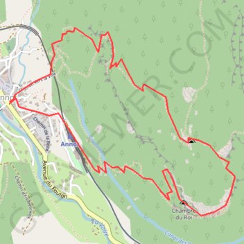 Randonnée Gres D'Annot GPS track, route, trail