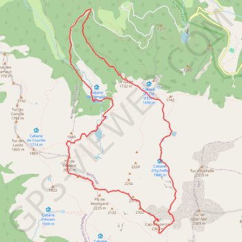 Cap d'auternac GPS track, route, trail