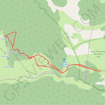 En direction de Cabane de Pré Peyret (Drôme) GPS track, route, trail