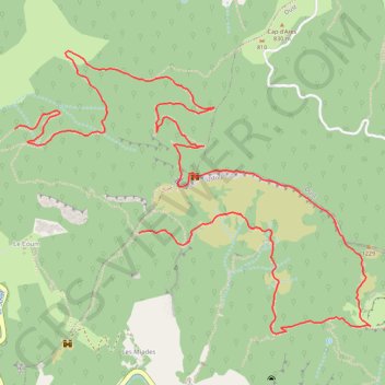 Saint Giron Seix Azas Château Mirabar GPS track, route, trail