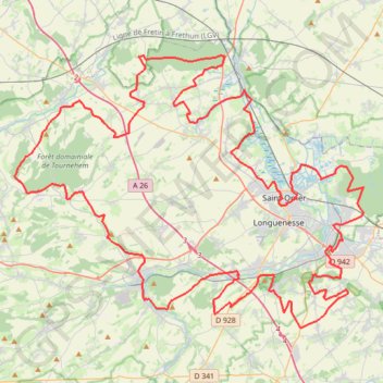 GRP Audomarois GPS track, route, trail