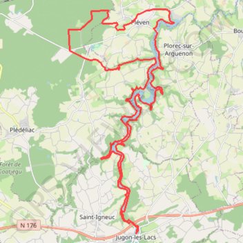 L'Arguenon GPS track, route, trail