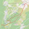 Chamrousse : La Botte par le col de l'Infernet GPS track, route, trail