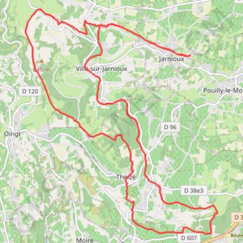 4 Chapelles LONG 23Km GPS track, route, trail