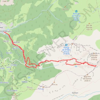 Col des Portes d'Oche (Chablais) GPS track, route, trail