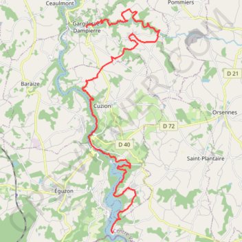 CREUSE GPS track, route, trail