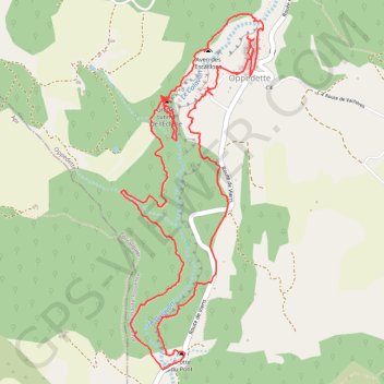Gorges d'Oppedette GPS track, route, trail