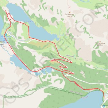 NEOUVIELLE LES LACQUETTES GPS track, route, trail