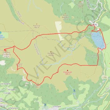 Murol-Banne d'Ordange GPS track, route, trail