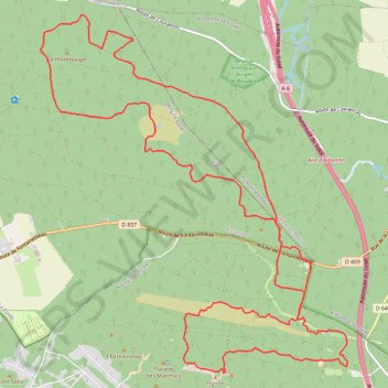 La Feuillardère Coquibus GPS track, route, trail