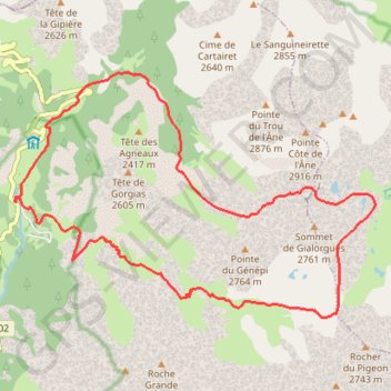 Gialorgues - Roche Trouée GPS track, route, trail