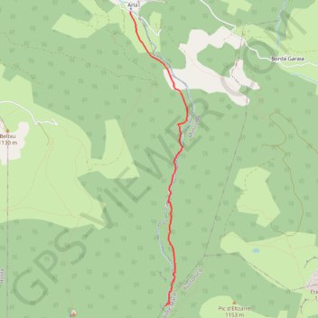 La grotte de la Bidouze GPS track, route, trail