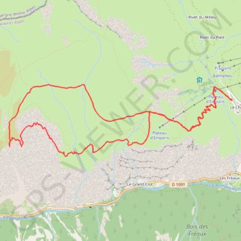 Lac Lérié (Emparis-Oisans) GPS track, route, trail