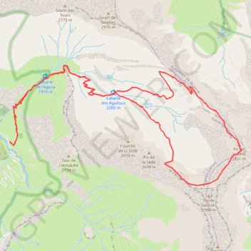 Pic de la Gela en boucle GPS track, route, trail