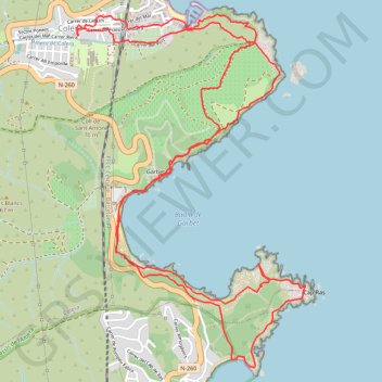 Camí de Ronda Colera- Cap de Ras, 1- Abril- 2018 GPS track, route, trail