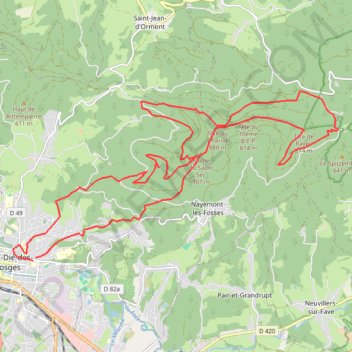 Massif de l'Ormont GPS track, route, trail