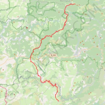 Raid Aigoual - 3 jours GPS track, route, trail