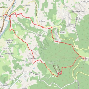 La Brévenne GPS track, route, trail