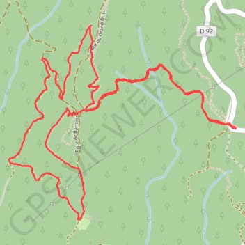 Circuit du Grand Duc GPS track, route, trail