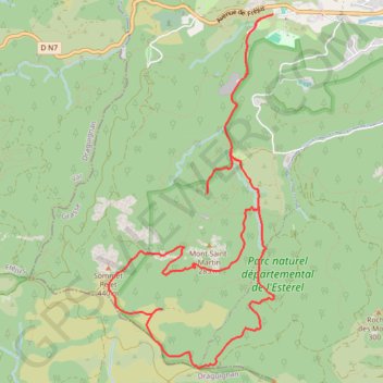 Mont Saint-Martin par la Caldiere GPS track, route, trail