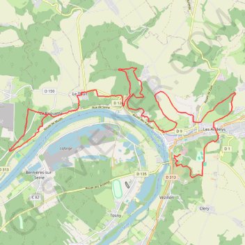 Trail des Rois Maudits 2023 27 km GPS track, route, trail