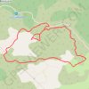 L'Éléphant de pierre du plateau de Siou-Blanc - Signes GPS track, route, trail