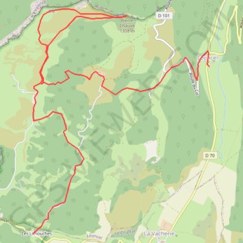 Pierre Chauve GPS track, route, trail