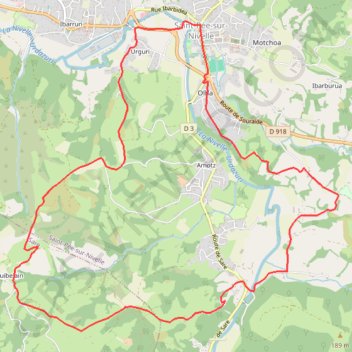 Redoute de Saint-Pée-sur-Nivelle GPS track, route, trail
