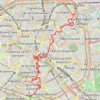 Paris à pied (Nord-Sud) GPS track, route, trail