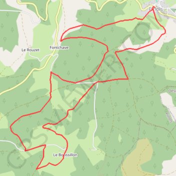 Gorges de l'Allier - La Pierre Trouée GPS track, route, trail