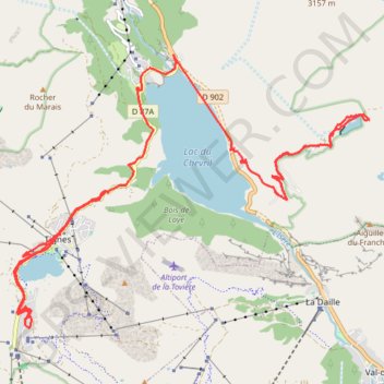 Réserve de la Sassière GPS track, route, trail