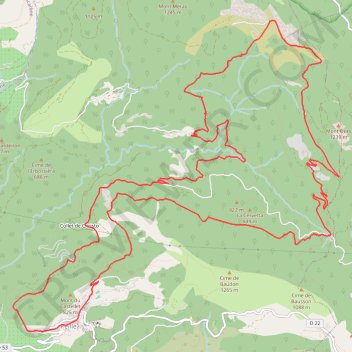 Le Castel d'Ongrand GPS track, route, trail