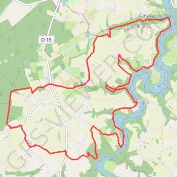 Tournemine - Plédéliac GPS track, route, trail