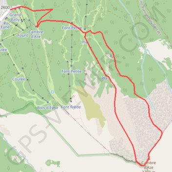 Cambre d'Ase GPS track, route, trail
