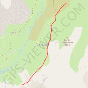 Refuge du Thabor GPS track, route, trail