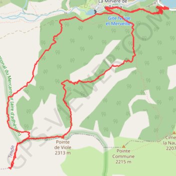 Pointe de la Corne du Bouc GPS track, route, trail