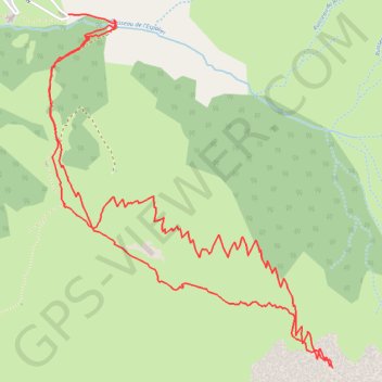 Le Rocher Rond - Lavaldens GPS track, route, trail