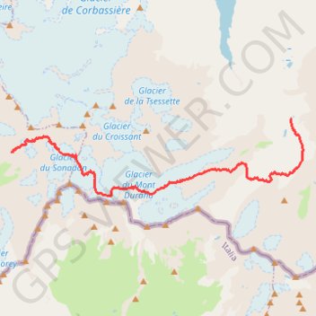 Valsorey - Chanrion GPS track, route, trail